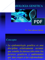 EPIDEMIOLOGIA GENETICA