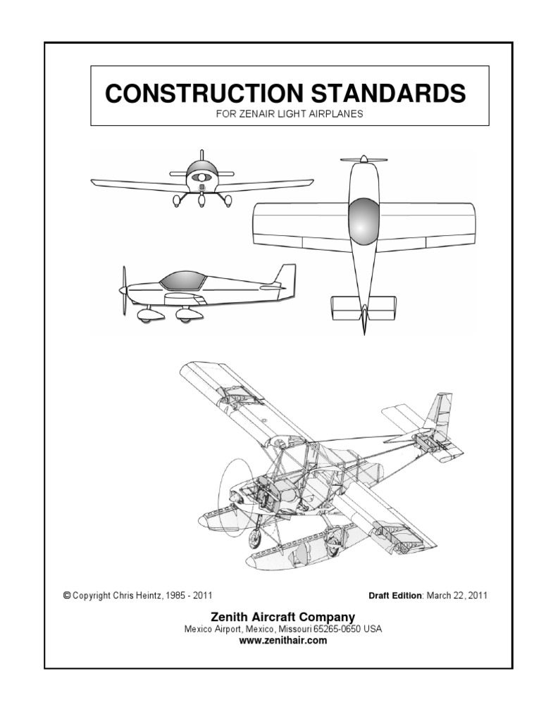 Zenair Construction Standards 20107 PDF PDF Rivet Nut (Hardware)