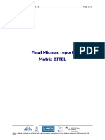 Rapport Final Micmac - Matriz BITEL