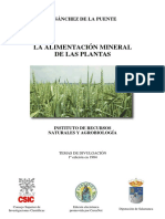 Alimentacion Mineral de Las Plantas PDF