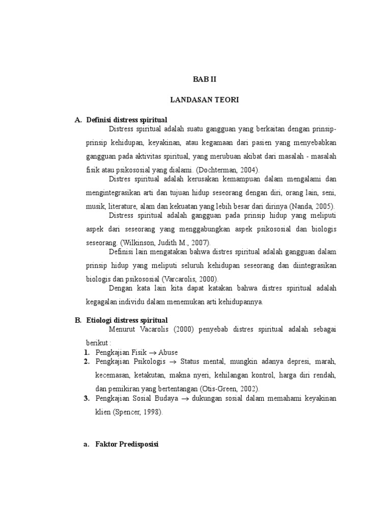 Koleksi Contoh Soal Kasus Distress Spiritual Terbaru Dikdasmen