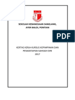 Kertas Kerja Kursus Kepimpinan