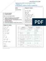 O Level Additional Maths Notes PDF