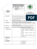 Sop Monitoring Status Fisiologi Pasien Selama Pemberian Anastesi Lokal Dan Sedasi