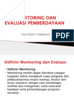 Monitoring Dan Evaluasi Pemberdayaan