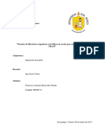 02-Pruebas Filtros de Aceite FRAM