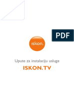 Upute Iskon TV