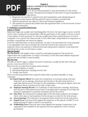 Payroll Accounting