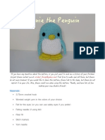 Pennie The Penguin: Materials