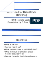 MRTG Used For Basic Server Monitoring: SANS Institute Masters Presentation by T. Brian Granier