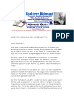 Boekbedonnerd III Booktown Richmond July Newsletter