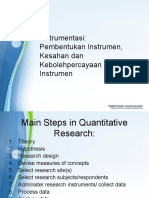 Instrumentasi PembentuknKesahanKebolehpercayaan