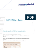 RCM PM Start Dates Updating