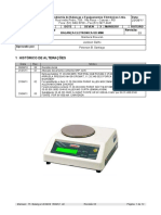 Balança eletrônica UD MINI manual de serviço