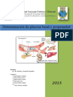 Determinación de Glucosa Basal y Posprandial: Universidad Nacional Federico Villarreal