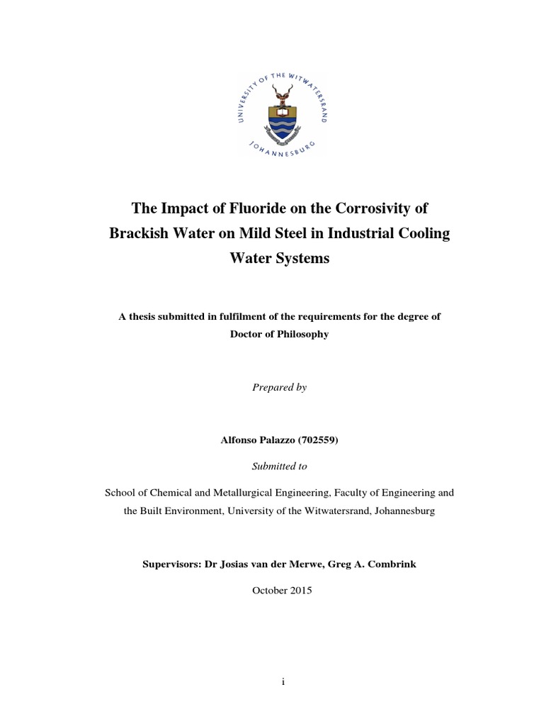 master thesis in fluoride