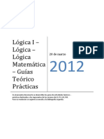 Lógica Matemática – Guías Teórico Prácticas 2012