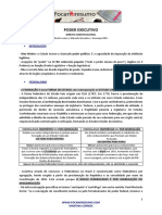 Foca No Resumo Poder Executivo PDF