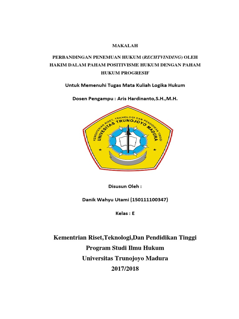 Contoh Makalah Hukum Kontrak