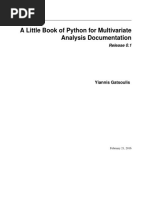 Python For Multivariate Analysis