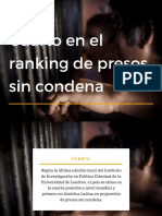 Cifras de presos sin condena en Paraguay