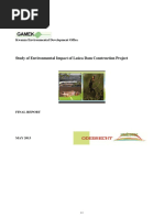 Study of Environmental Impact of Laúca Dam Construction Project-2013 PDF