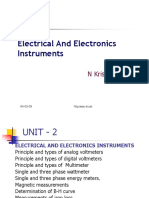Electrical and Electronics Instruments: N Krishna Prakash