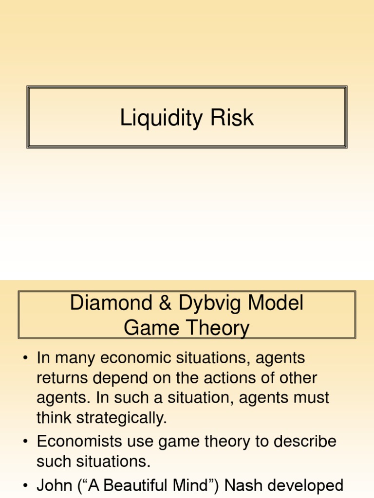Understanding Liquidity Risk in Banking | PDF | Market Liquidity | Bank Run