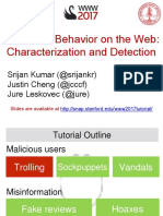 Malicious Behavior On The Web.