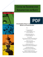 Engineering Policy Guidelines For Design of Earth Slopes