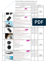Bluetooth Car Kit Pricelist--Rosa With Packing Information