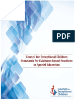 CECs Evidence Based Practice Standards