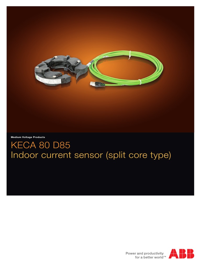 ABB KECA 80 D85 Transformer Sensor
