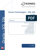 Oracle Technologies - SQL 10G: Practice