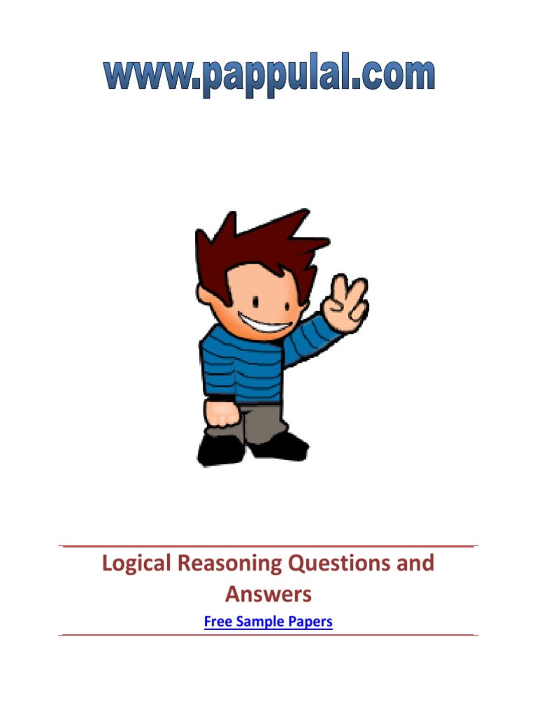 Logical Reasoning Questions and Answers | PDF | Writing | Notation
