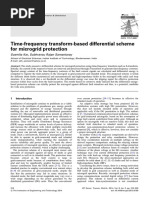 Time-Frequency Transform-Based Differential Scheme For Microgrid Protection