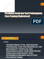 Kuliah Ke 4 Perubahan Sosial Dan Teori Modernisasi