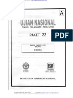 UN 2007 - SMP - ING - Paket A/22 - Uploaded by