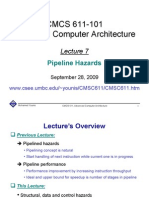 CCS CMCS 611-101 Advanced Computer Architecture Advanced Computer Architecture