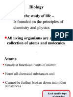 Biology - The Study of Life - Is Founded On The Principles of