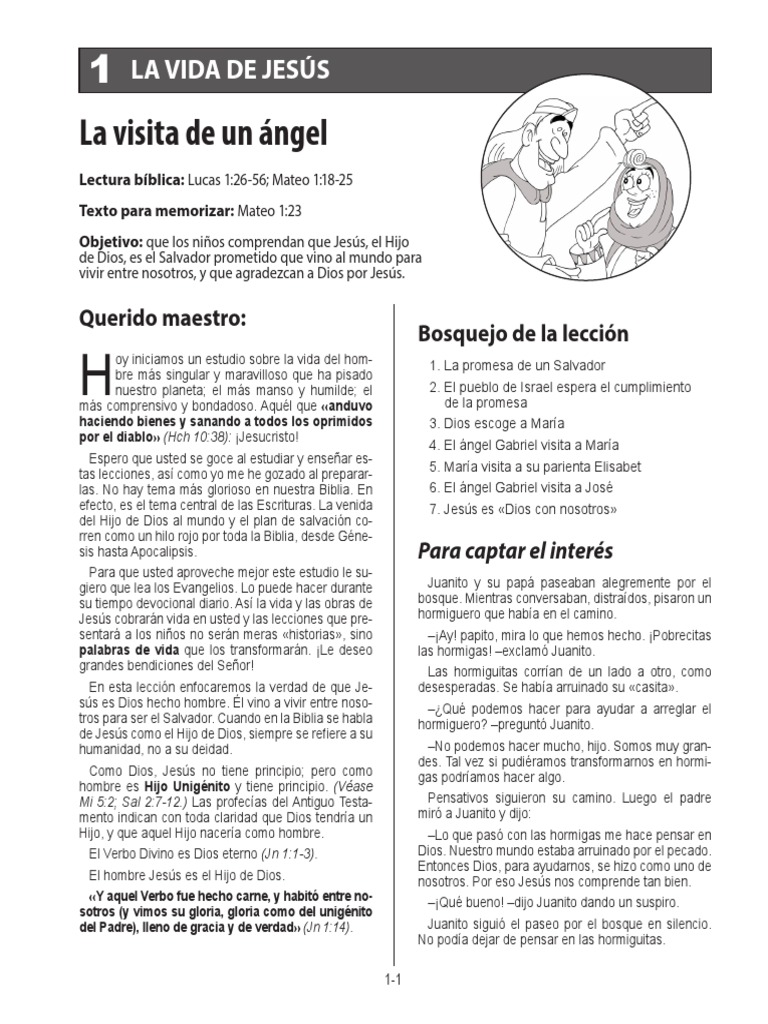 01 - La Vida de Jesús PDF | PDF | María, madre de Jesús | Jesús