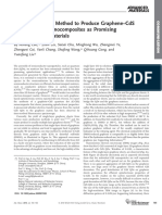 A Facile One-step Method to Produce Graphene_CdS