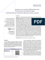 The Effect of Progesterone on Systemic Inflammation and Oxidative Stress in the Rat Model of Sepsis