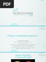 Omega 3 e Nutrição