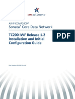 Sonata Core Data Network: TC200 IWF Release 1.2 Installation and Initial Configuration Guide