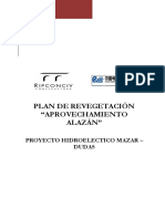 Plan revegetación proyecto hidroeléctrico