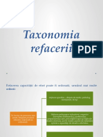 Curs v - Taxonomia Refacerii