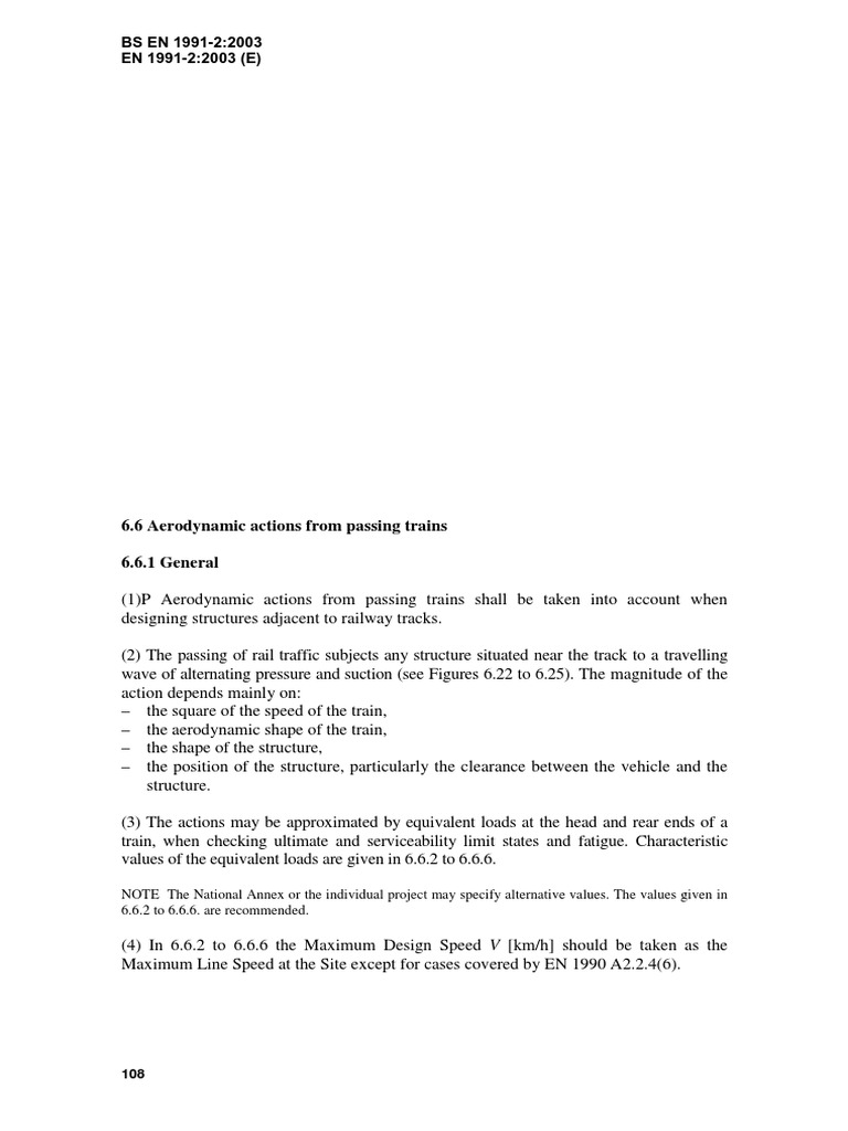 Aerodynamic Effects of Passing Trains | PDF