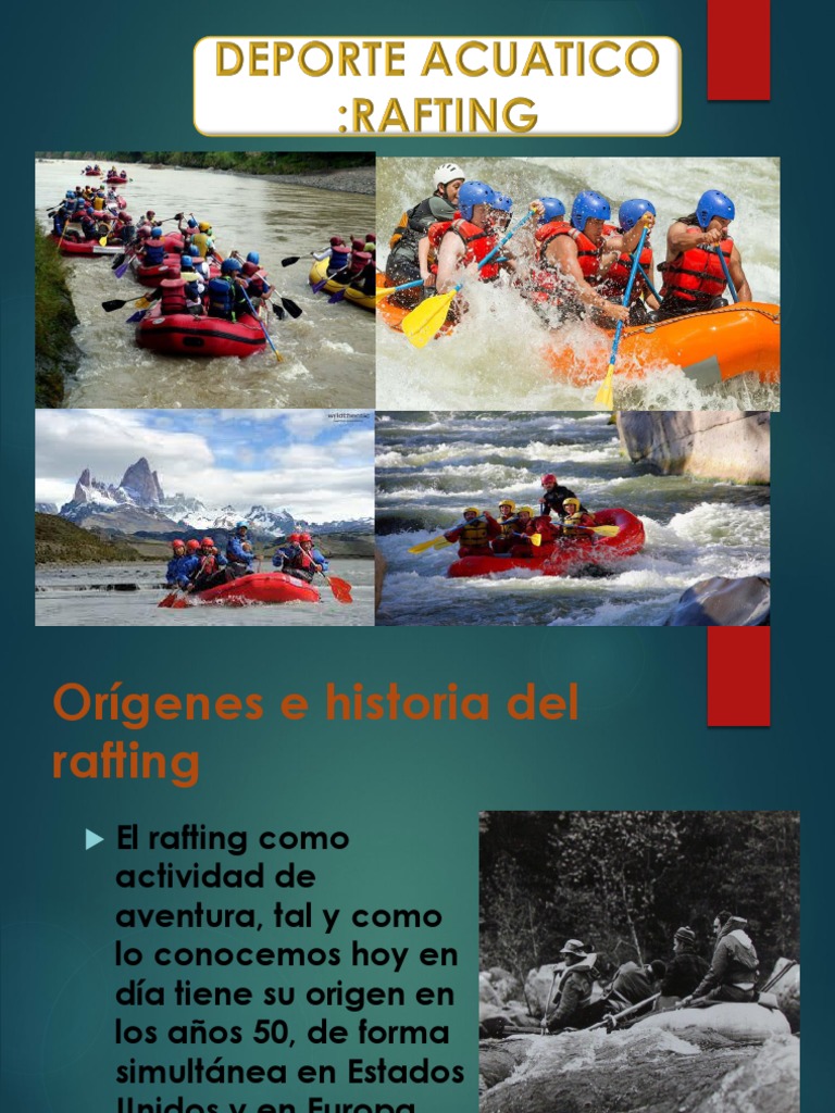 Historia y equipamiento del rafting | PDF | Ciencias sociales | Viajes ...