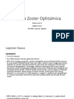 Herpes Zoster Ophtalmica